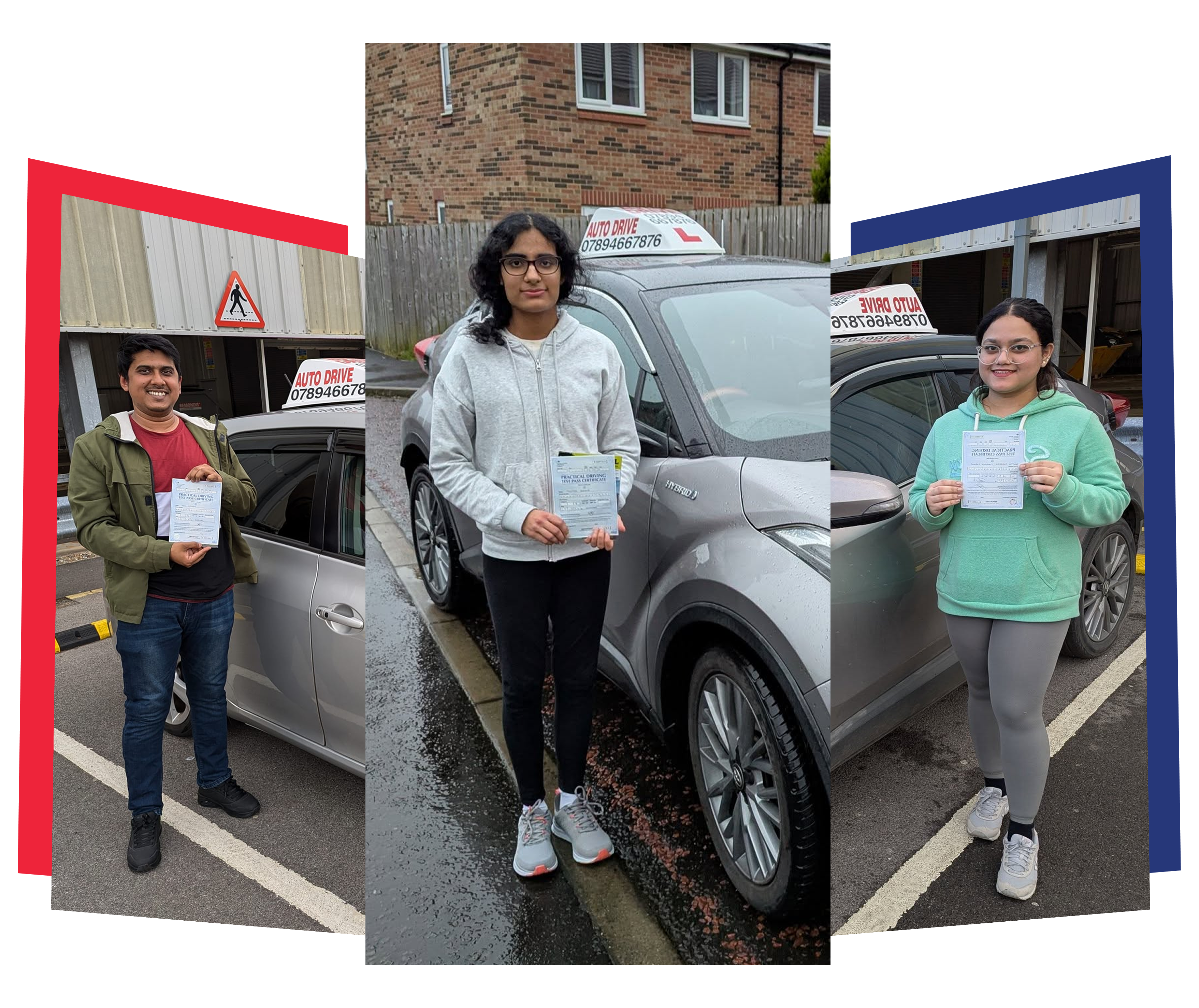 Learner driver having a lesson with Azhar Driving School in Newcastle
